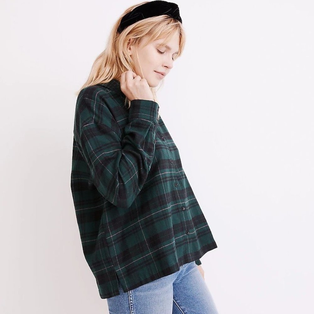 Madewell Flannel Westlake Shirt in Deveny Plaid
